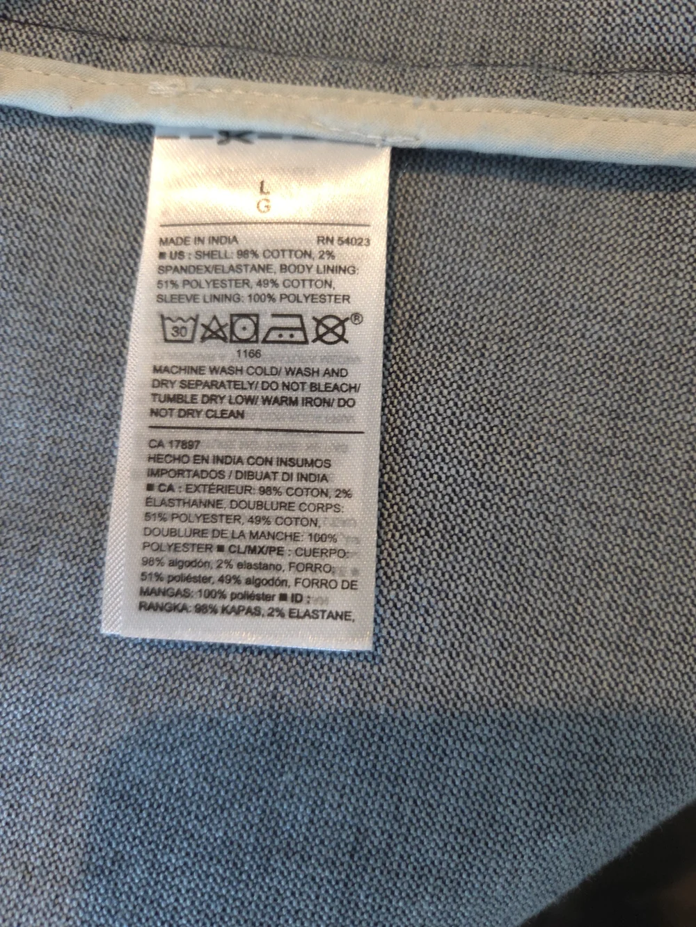Old Navy Men's Navy Blue Two-Button Patch Pocket‎ Blazer